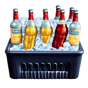 Horizontal Ice Cooler PNG Gah