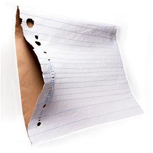 Horizontal Paper Rip PNG 05252024