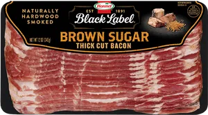 Hormel Black Label Brown Sugar Bacon Package PNG image