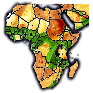 Horn Of Africa Map Png 89 PNG image