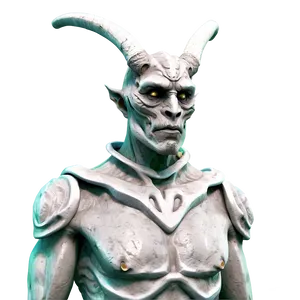 Horned Humanoid Figure Png 05242024 PNG image