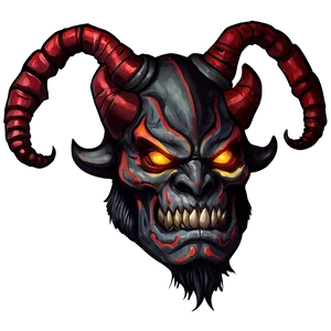 Horned Oni Drawing PNG 06122024