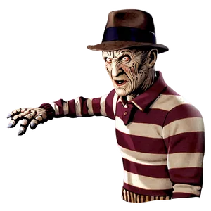 Horror Icon Freddy Krueger PNG 05232024