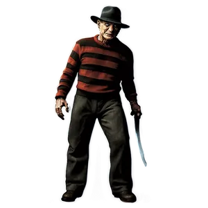 Horror Icon Freddy Krueger PNG 05232024