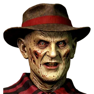 Horror Icon Freddy Krueger PNG 05232024