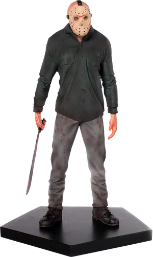 Horror Movie Character Figurine PNG image