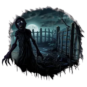 Horror Scene Drawing PNG Puj