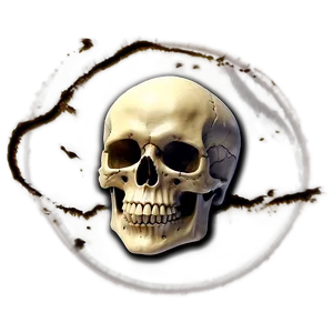 Horror Skull Scene PNG A