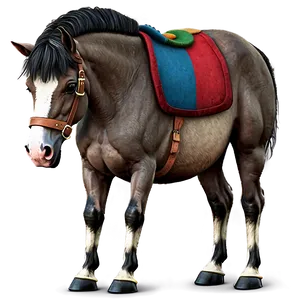 Horse Cartoon Character Png Tdc40 PNG image