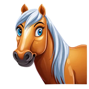 Horse Cartoon Logo PNG 06212024
