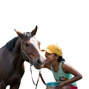 Horse Friendship Moments PNG 06292024