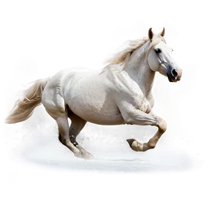 Horse Running In Snow PNG Diy PNG