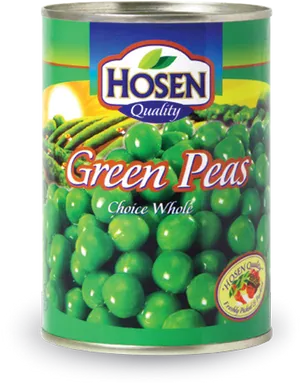 Hosen Green Peas Can PNG image