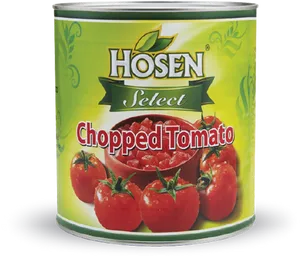 Hosen Select Chopped Tomato Can PNG image