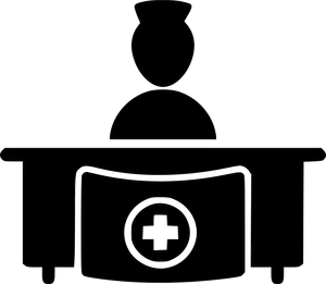 Hospital Reception Icon