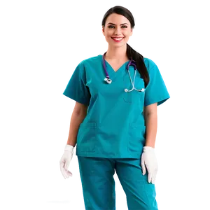 Hospital Staff Uniform PNG 06252024