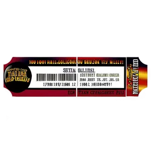 Hot Air Balloon Ride Ticket Png 05252024 PNG image