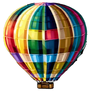 Hot Air Balloon Summer PNG 05212024