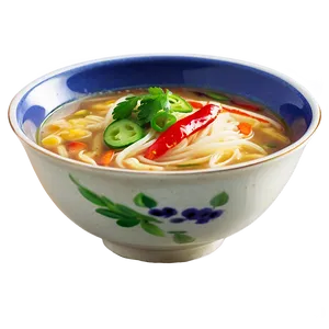 Hot And Sour Noodle Soup PNG 66