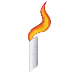 Hot Burning Paper Look Png 06122024 PNG image