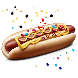 Hot Dog Celebration PNG 40