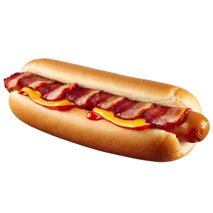 Hot Dog With Bacon Png 10 PNG image