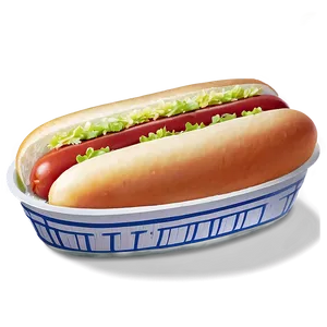 Hot Dog With Sauerkraut PNG Mrp