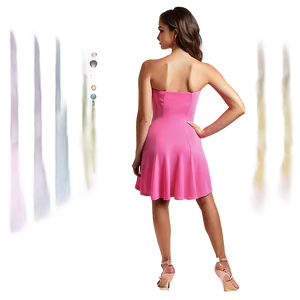 Hot Pink Dress Png 85 PNG image