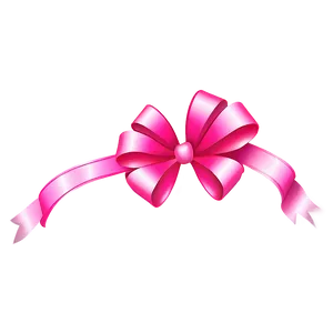 Hot Pink Gift Bow PNG Skx