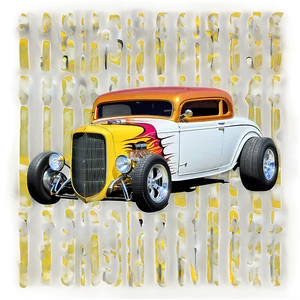 Hot Rod At Sunset Png 06252024 PNG image