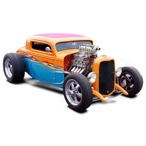 Hot Rod At Sunset Png 06252024 PNG image