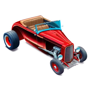 Hot Rod Convertible Sketch Png 06252024 PNG image