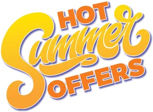 Hot Summer Offers Graphic PNG image