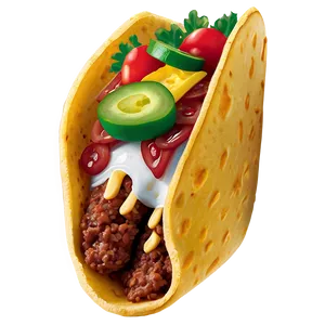 Hot Taco Clipart PNG Cbc