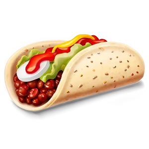 Hot Taco Clipart PNG Mje