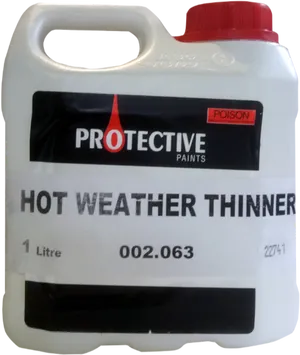 Hot Weather Thinner Product Image PNG image