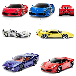 Hot Wheels Ferrari Favorites PNG Uhs PNG