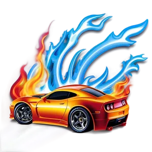 Hot Wheels Flames PNG Psa59