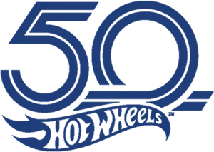 Hot Wheels50th Anniversary Logo PNG image