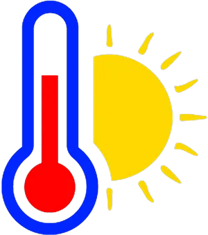 Hotand Cold Temperature Icon PNG image