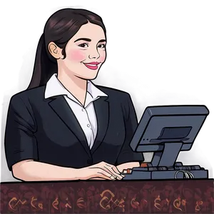 Hotel Receptionist Image Png Fig84 PNG image