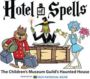 Hotelof Spells Haunted House Promotion PNG