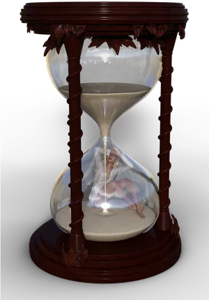 Hourglass Imprisonment Art PNG