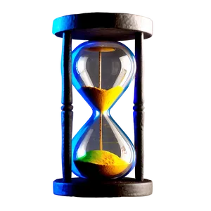 Hourglass In Dark Background PNG Tvo84 PNG