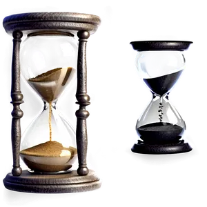 Hourglass In Vintage Style PNG Ngo58 PNG