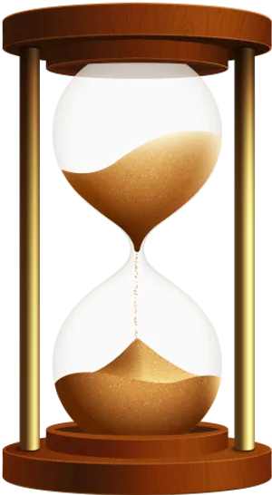 Hourglass Sand Timer Graphic PNG image