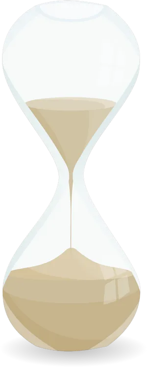 Hourglass Sand Timer Vector PNG image