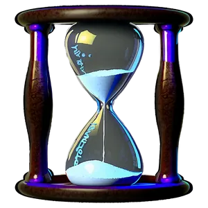 Hourglass Timepiece PNG 05232024