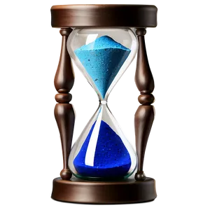 Hourglass With Blue Sand PNG Amu59 PNG