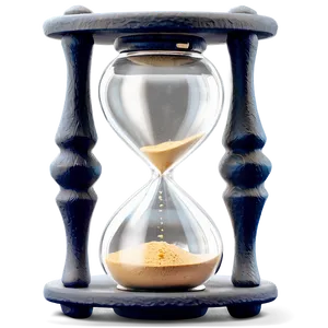 Hourglass With Flowing Sand PNG 34